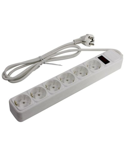 SP6W-150. Сетевой фильтр 6 розеток, 5м, белый. 5bites в Химках