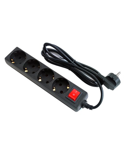 SP4B-218. Сетевой фильтр 4 розетки, 1,8м черный. 5bites в Химках