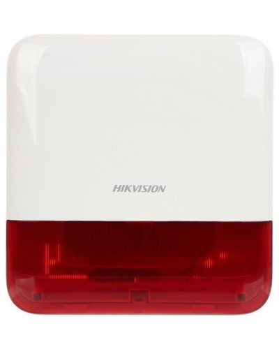 DS-PS1-E-WE Red Indicator. Оповещатель свето-звуковой радиоканальный уличный. AX PRO Hikvision в Химках