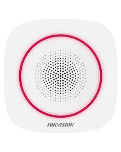 DS-PS1-II-WE(RU) Red Indicator. Оповещатель свето-звуковой радиоканальный. AX PRO Hikvision в Химках
