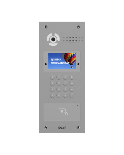 AA-07FBV SILVER. Вызывная панель IP-домофона. BAS-IP в Химках