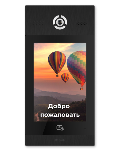 AA-14FB BLACK. Вызывная панель подъездного IP-домофона. BAS-IP в Химках