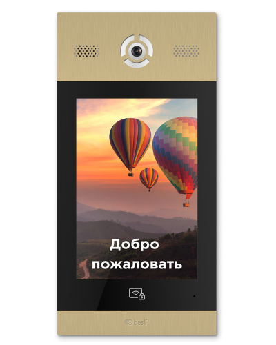 AA-14FB GOLD. Вызывная панель подъездного IP-домофона. BAS-IP в Химках