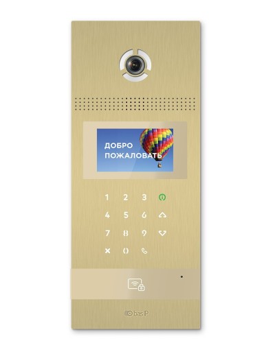 AA-12FB GOLD. Вызывная панель подъездного IP-домофона. BAS-IP в Химках