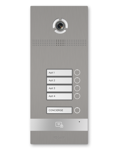 BI-04FB SILVER. Вызывная панель IP-домофона. BAS-IP в Химках