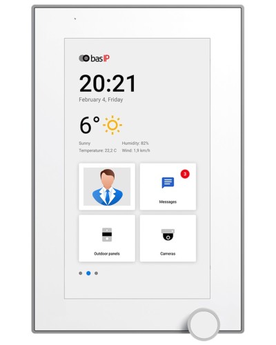 AZ-07L WHITE. Монитор IP-видеодомофона цветной. BAS-IP в Химках
