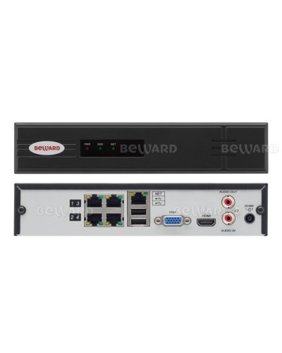 BK0104H2-P4. IP-видеорегистратор 4-канальный. Beward в Химках