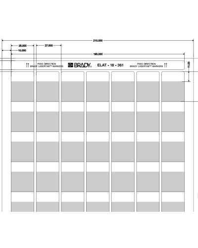 ELAT-18-361-2.5 (уп. 2500 шт.): Этикетка в Химках
