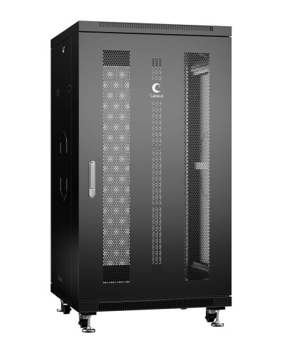 ND-05C-22U60/80-BK (8563c). Шкаф телекоммуникационный 19 напольный 22U. CABEUS в Химках