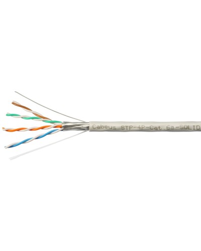 STP-4P-Cat.6a-SOLID-IN-PVC (7196c). Кабель «витая пара» (LAN) для структурированных систем связи. CABEUS в Химках