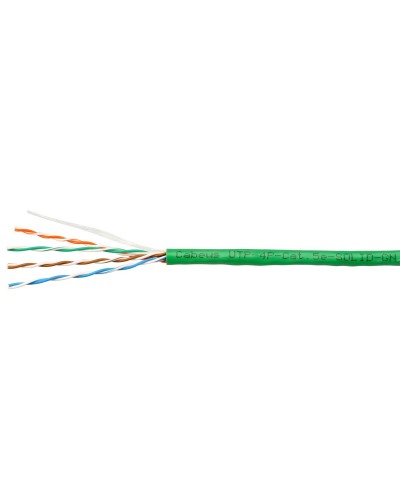 UTP-4P-Cat.5e-SOLID-GN-100 (7250c-5). Кабель «витая пара» (LAN) для структурированных систем связи. CABEUS в Химках