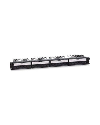 PL-24-KJ-RJ45-Cat.6a-180T (11832c): Патч-панель 19" (1U), 24 порта RJ-45, категория 6a, с задним кабельным организатором в Химках