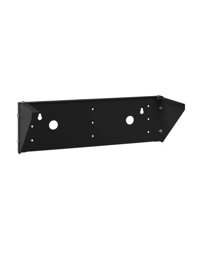 NC-3U-V-BK (12025c). Кронштейн настенный вертикальный 19 3U, цвет черный. CABEUS в Химках