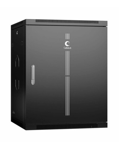 SH-05F-15U60/60m-R-BK (10746c). Шкаф телекоммуникационный 19 настенный 15U. CABEUS в Химках
