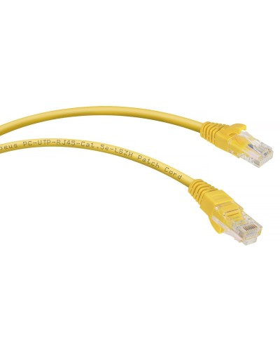 PC-UTP-RJ45-Cat.5e-2m-YL-LSZH (9499c), желтый. Патч-корд медный. CABEUS в Химках