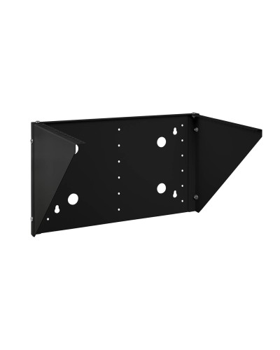 NC-6U-V-BK (12027c). Кронштейн настенный вертикальный 19 6U, цвет черный. CABEUS в Химках