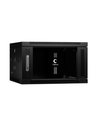 SH-05F-6U60/45-BK (8598c). Шкаф телекоммуникационный 19 настенный 6U. CABEUS в Химках