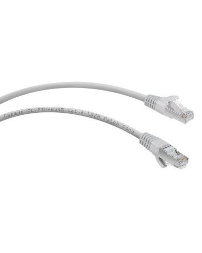 PC-FTP-RJ45-Cat.6-1m-LSZH (7908c), серый. Патч-корд медный. CABEUS в Химках