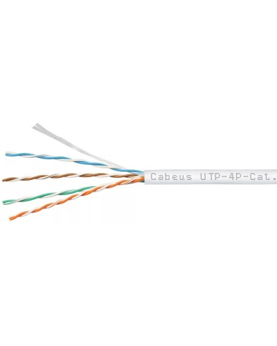 UTP-4P-Cat.5e-SOLID-LSZH-GY (9776c). Кабель «витая пара» (LAN) для структурированных систем связи. CABEUS в Химках