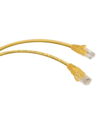 PC-UTP-RJ45-Cat.6-2m-YL (8707c), желтый. Патч-корд медный. CABEUS в Химках