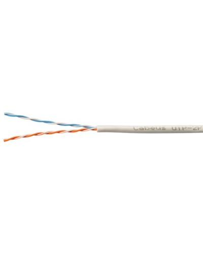 UTP-2P-Cat.5e-SOLID-LSZH-GY-500 (11213c). Кабель «витая пара» (LAN) для структурированных систем связи. CABEUS в Химках