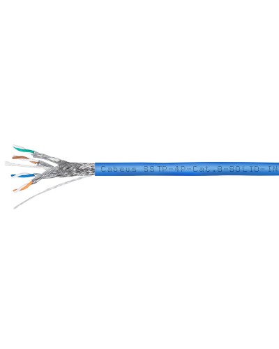 SSTP-4P-Cat.8-SOLID-IN-LSZH-BL-100 (7750c-1). Кабель «витая пара» (LAN) для структурированных систем связи. CABEUS в Химках