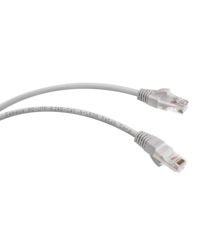 PC-UTP-RJ45-Cat.6-1m-LSZH (8877c), серый. Патч-корд медный. CABEUS в Химках