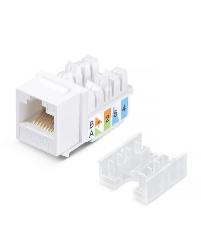 KJ-RJ45-Cat.5e-90-SW (10100c): Вставка Keystone Jack RJ-46 в Химках