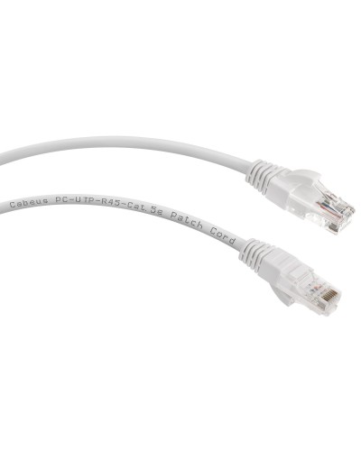 PC-UTP-RJ45-Cat.6-3m-LSZH (8880c), серый. Патч-корд медный. CABEUS в Химках