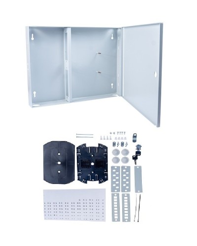FO-WL-16-SC/2LC/FC/ST-FP-K (12302c). Бокс оптический настенный. CABEUS в Химках