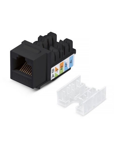 KJ-RJ45-Cat.5e-90-SW-BK (10101c): Вставка Keystone Jack RJ-47 в Химках