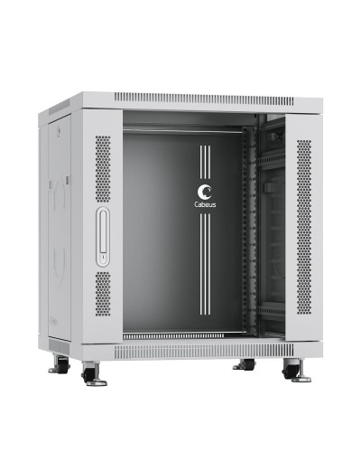 SH-05C-12U60/80 (7646c). Шкаф телекоммуникационный 19 напольный 12U. CABEUS в Химках