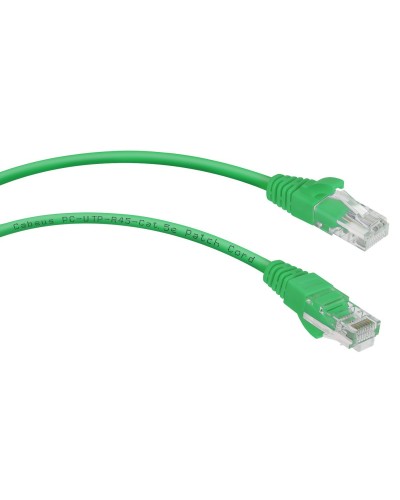 PC-UTP-RJ45-Cat.5e-0.5m-GN (7667c), зелёный. Патч-корд медный. CABEUS в Химках