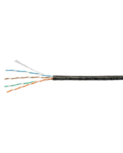 UTP-4P-Cat.5e-SOLID-BK-100 (7252c-5). Кабель «витая пара» (LAN) для структурированных систем связи. CABEUS в Химках