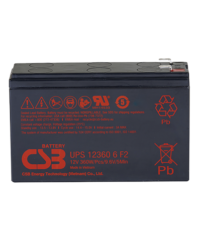 CSB UPS 123606. Аккумулятор герметичный свинцово-кислотный. CSB в Химках