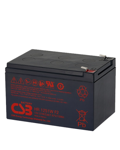 CSB HR 1251W. Аккумулятор герметичный свинцово-кислотный. CSB в Химках