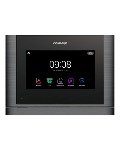 CDV-704MF (темное серебро). Монитор видеодомофона цветной. Commax в Химках