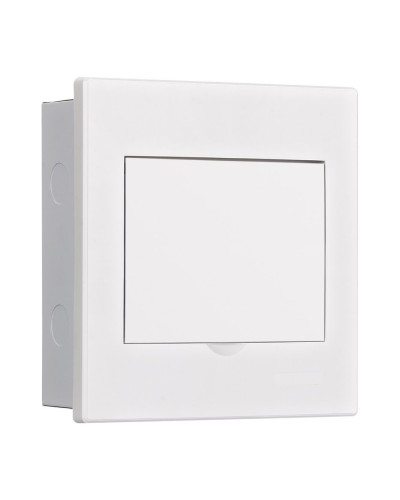 Корпус ЩРВ-М 6 модулей IP41 встраиваемый белая дверь (31101DEK). Корпус пластиковый. DEKraft в Химках