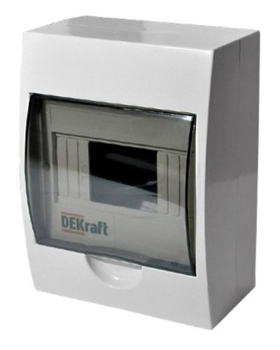 ЩРН-П-6 IP41 настенный (31009DEK). Щиток модульный с прозрачной дверцей. DEKraft в Химках