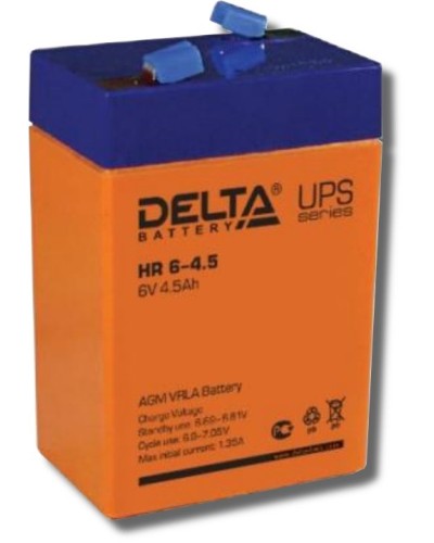 Delta HR 6-4.5. Аккумулятор герметичный свинцово-кислотный. Delta в Химках