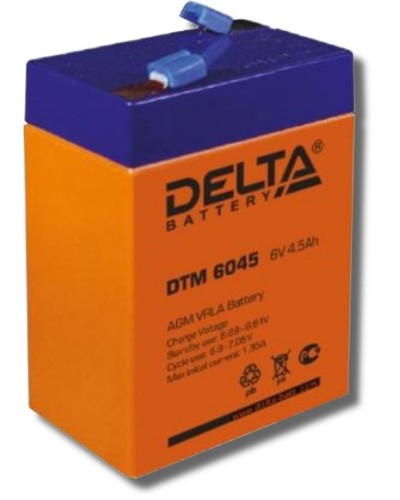 Delta DTM 6045. Аккумулятор герметичный свинцово-кислотный. Delta в Химках
