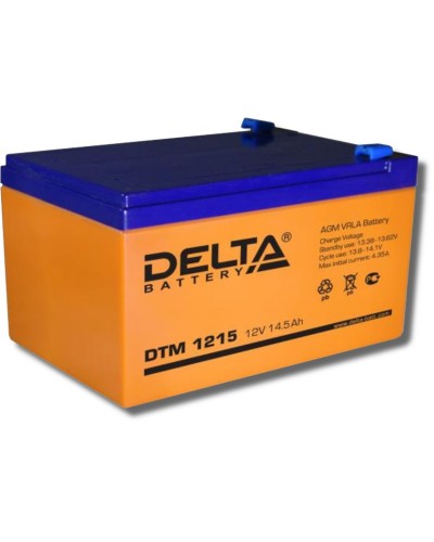 Delta DTM 1215. Аккумулятор герметичный свинцово-кислотный. Delta в Химках