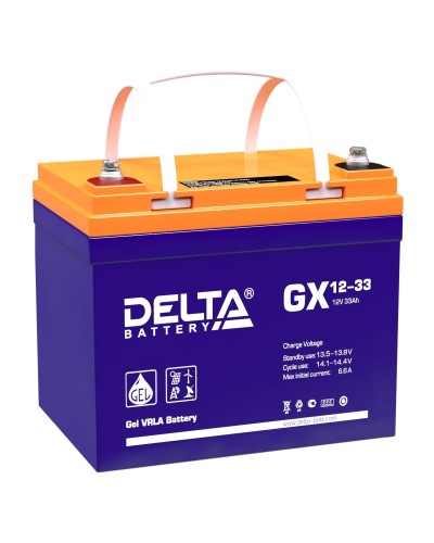 Delta GX 12-33. Аккумулятор герметичный свинцово-кислотный. Delta в Химках