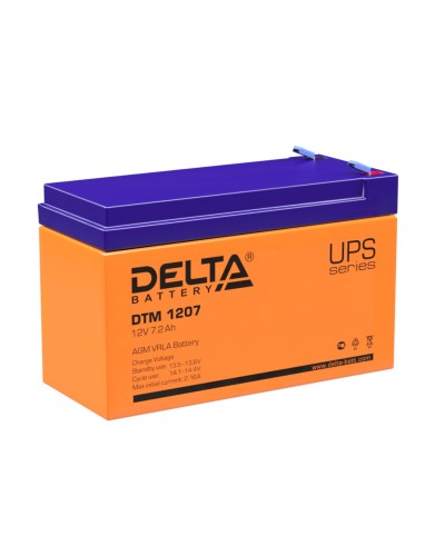 Delta DTM 1207. Аккумулятор герметичный свинцово-кислотный. Delta в Химках