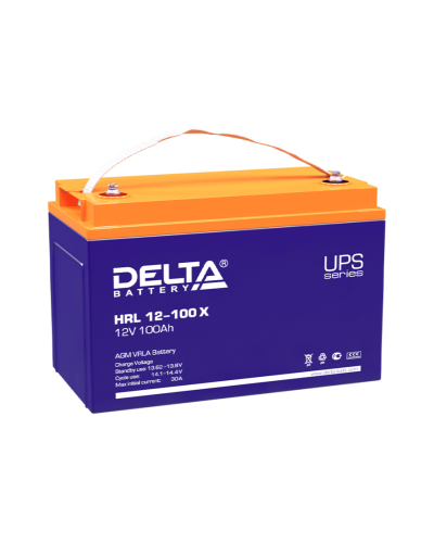 Delta HRL 12-100 X. Аккумулятор герметичный свинцово-кислотный. Delta в Химках