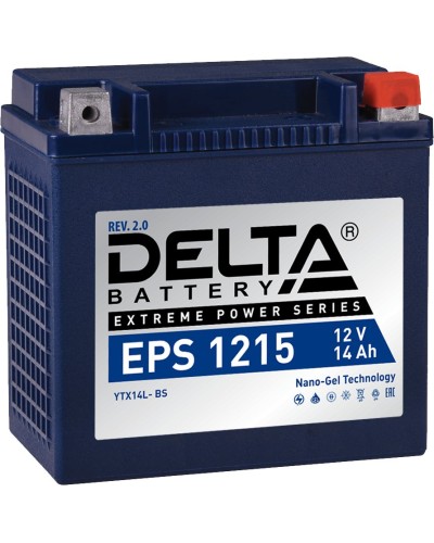 Delta EPS 1215. Аккумулятор герметичный свинцово-кислотный стартерный. Delta в Химках