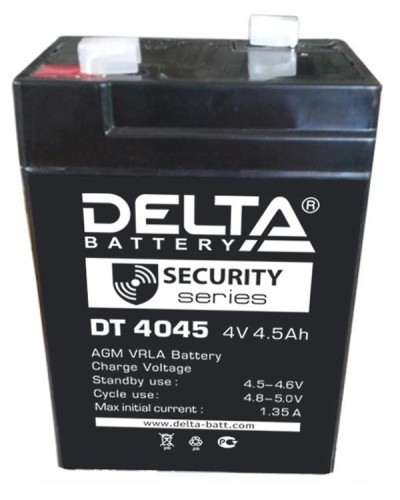 Delta DT 4045 (47мм). Аккумулятор герметичный свинцово-кислотный. Delta в Химках