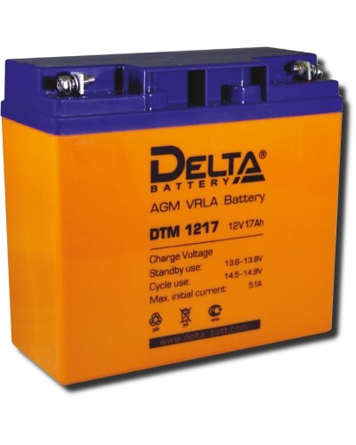 Delta DTM 1217. Аккумулятор герметичный свинцово-кислотный. Delta в Химках