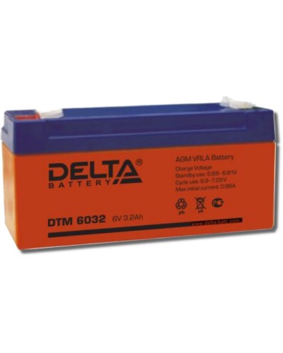 Delta DTM 6032. Аккумулятор герметичный свинцово-кислотный. Delta в Химках