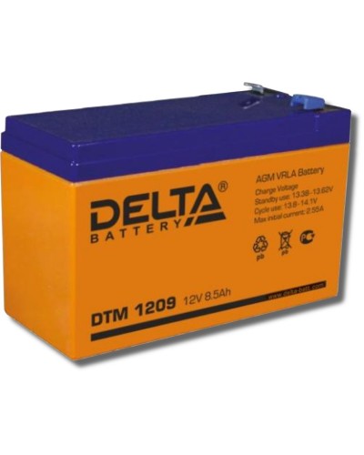 Delta DTM 1209. Аккумулятор герметичный свинцово-кислотный. Delta в Химках